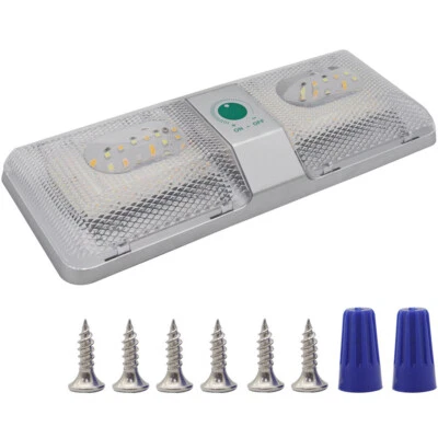 180 LED Car Interior Roof Light Ceiling Dome Lamp RV Camper Trailer Truck Light - Image 1 of 4