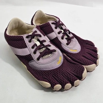 Vibram пять пальцев скорость туфли женщин ЕС 40 (США 8,5-9) фиолетовый босиком минималистский - Изображение 1 из 4