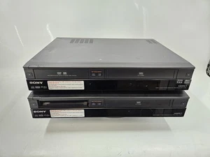 Pair of Sony RDR-VX560 VCR DVD Dubbing Recorder Combo Units AS-IS/Parts EB-17961 - Picture 1 of 13