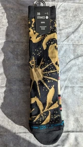 Stance lässige 3 Paar Crew-hohe Socken Dünen schwarz braun Herren Gr. Large 9-13 - Bild 1 von 7