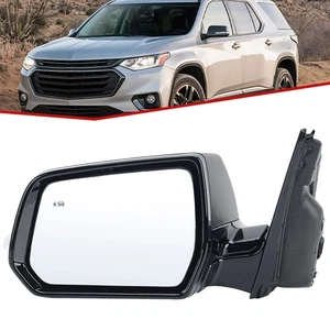 Espejo retrovisor lateral para conductor Chevrolet Traverse 2018 2019 con señal de punto ciego 8 pines - Imagen 1 de 13