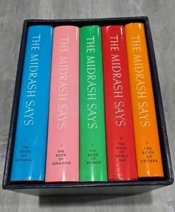 The Midrasch Says - 5 Bände Komplettset mit Schuber (HARDCOVER) - Bild 1 von 4