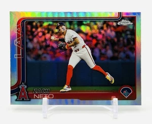 ZACH NETO - REFRACTOR CROMADO #211 - 2025 Topps Cromo ÁNGELES - Imagen 1 de 2