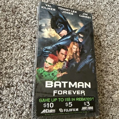 Batman Forever - VHS - New / Sealed - Watermark - Val Kilmer - Jim Carrey Foto 1 de 4