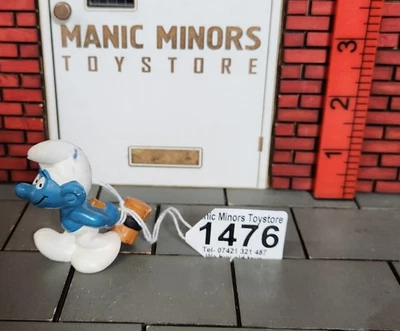 Smurf Smurfs Schlumpf Figure - Peyo / Schleich Sledgehammer Hammer Mallet Smurf - Image 1 of 2
