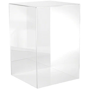 Plymor Clear Acrylic Display Case w/ No Base (Mirror Back), 12" W x 12" D x 18"H - Picture 1 of 1