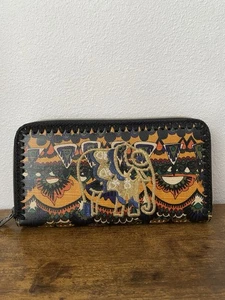 Sakroots Wallet Design Boho Multicolored Clutch Zip...bx4 - Picture 1 of 4
