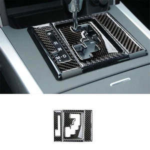 4PCS Carbon Fiber Interior Gear Shift Cover Trim For Mazda CX-9 2010-2015 - Picture 1 of 11