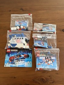 Lego Space Ice Planet 2002 Collection Sets 6814 6898 6879 2x 6834 Instructions 90s