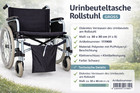 Urinbeuteltasche -für Rollstuhl ODER Schulter /diskret + wasserdicht schwarz NEU