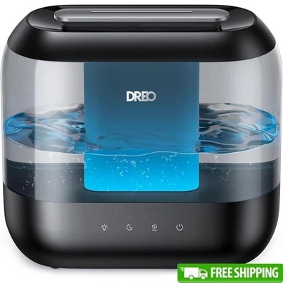 Ultrasonic Humidifier 28dB Quiet Mist Aroma Diffuser Easy Top Fill Night Light - Image 1 of 4