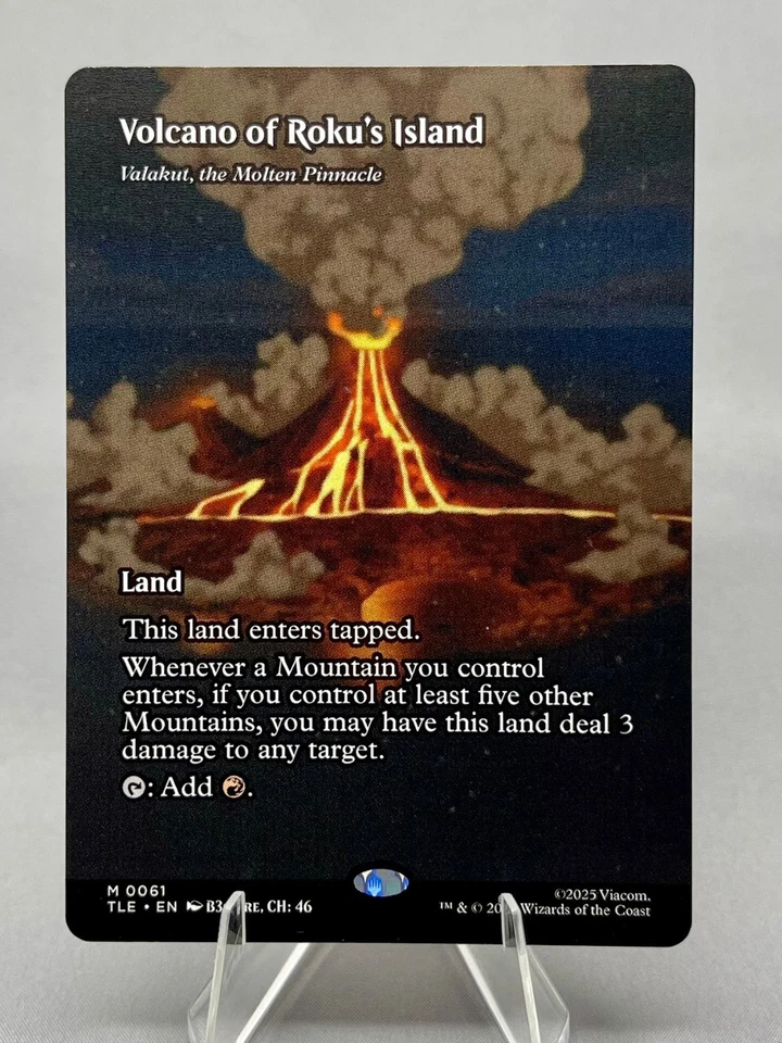 Volcano of Roku's Island - Valakut, the Molten Pinnacle (Borderless) TLE #61 NM - Image 1 of 1
