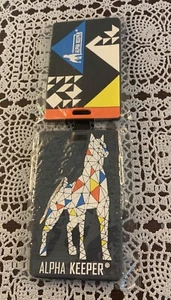 Alpha Keeper Set of Two Luggage Tags Soft PVC Great Dane Dog Design Brand New - Picture 1 of 4