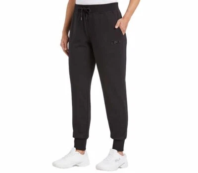 FILA Ladies' French Terry Jogger Color: Black, Size:(S) - Image 1 of 4