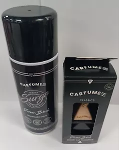 Double Pack Carfume Car Air Freshener Freshner Fragrance Scent frozen black - Picture 1 of 1