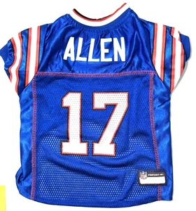 Maglia cane NFL Buffalo Bills Josh Allen #17 maglia blu a rete - taglia media - Foto 1 di 3
