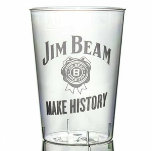 40x Jim Beam Make History Shotgläser aus Kunststoff 0,1l 2cl Plastik Glas Becher - Bild 1 von 3