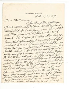 1919 Joe Joseph Nadel Paramount Film History Letter AEF Soldier in Germany - Picture 1 of 1