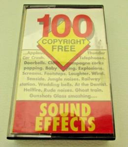 100 Copyright Free Video Camera Sound Effects Cassette Tape - Picture 1 of 3