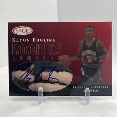 2000 Sage Rookie Limited Auto /500 Keyon Dooling #R10 Rookie Auto RC - Image 1 of 4