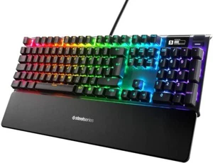 SteelSeries Apex 7 Mechanische Gaming Tastatur OLED Rot Schalter Deutsche QWERTZ - Bild 1 von 8