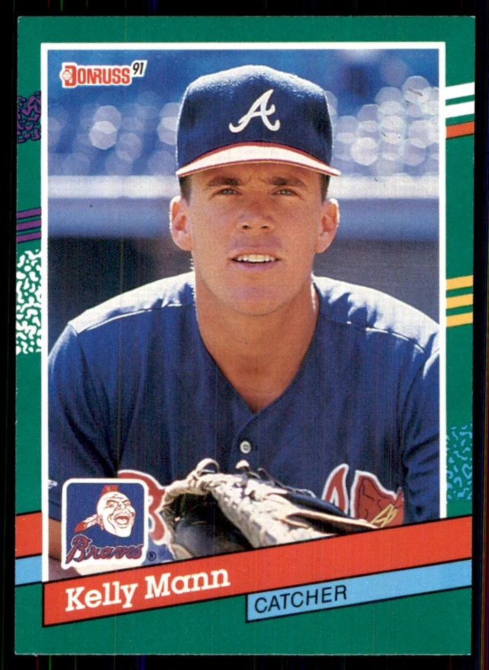 1991 Donruss Kelly Mann Atlanta Braves #736 - Image 1 of 2