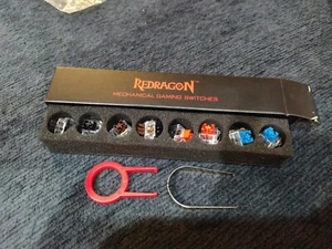 REDRAGON Mechanical Keyboard Gaming Switches 2 Blue 2 Red 2 Brown 2 Black - New - Picture 1 of 1