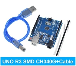 AUST STOCK - Arduino Uno R3 Dev Board ATMEGA328P SMD + USB Cable - Picture 1 of 1