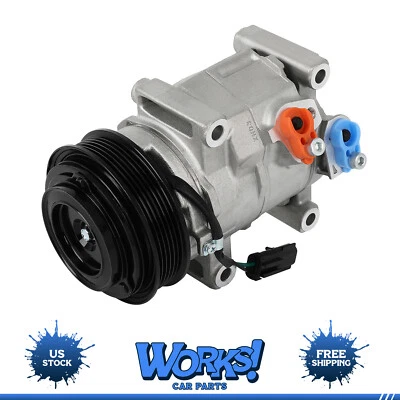AC Compressor For Chrysler Town & Country 2012-2014 Dodge Grand Caravan 3.6L - Imagem 1 de 4