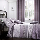 Dreams & Drapes, Hanworth, Easy Care Duvet Cover Set, Double, Heather