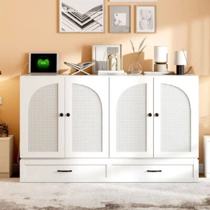 Queen Size Murphy Bed with Large Drawers - Space-Saving Design - Picture 1 of 19