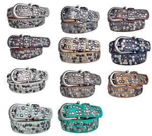  TOP DAMEN NIETENGÜRTEL AUS KUNSTLEDER  GÜRTEL TREND AUSWAHL - Bild 1 von 13