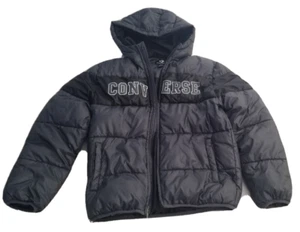Converse Puffer Gray Jacket Size L 12-13 yrs Juniors - Picture 1 of 12