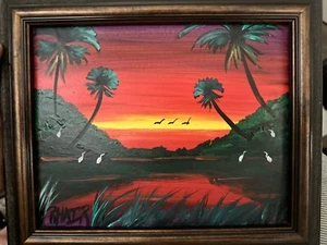 Alfred Hairs Son 2nd gen Highwayman Roderick Hair Beach Life 8 # 10 framed - Picture 1 of 4