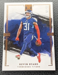 2023 Panini Impeccable Kevin Byard Bronze /25 Tennessee Titans #84 SP - Picture 1 of 2