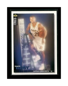 1995-96 Collectors Choice Indiana Pacers Basketball Card #319 Travis Best Rookie - Picture 1 of 2