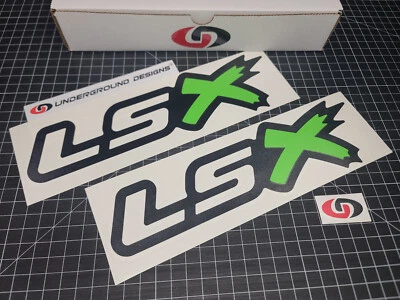 Calcomanías LSX (2 paquetes) pegatinas de acento de motor de carreras de rendimiento LS1 LS6 LS2 LS3 LS7 Foto 1 de 4