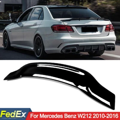 For Mercedes Benz W212 E350 E550 E63 2010-2016 Trunk Spoiler Wing Lip RT Style - Image 1 of 4
