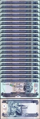 Solomon Islands 5 Dollars 2004 2006, UNC, 20 Pcs LOT, Consecutive,P-26, Prfx C/2 - Image 1 of 4