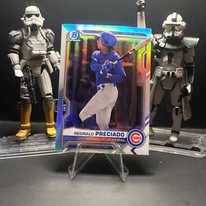 2021 Bowman Draft Chrome Refractor REGINALD PRECIADO #BDC-199 Chicago Cubs - Picture 1 of 4