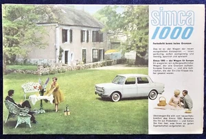 Simca 1000, originaler Prospekt - Picture 1 of 3