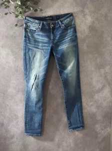 Lucky Brand Jeans Womens 4/27 Lolita Skinny Stretch Low Rise Denim  Zip Fly Logo - Picture 1 of 5