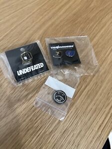 New Limited Edition Undefeated The Hundreds Supreme Cap Face Pin