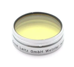 Leica 1 Yellow 44mm Push On Filter #0710 - Picture 1 of 2