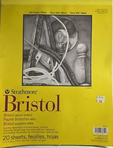 Strathmore 300 Series Vellum Bristol Pad 11x14" - Picture 1 of 4