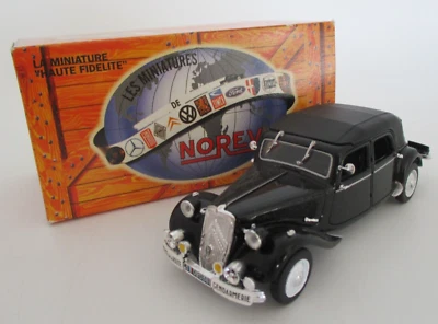 TA981 NOREV HACHETTE GENDARMERIE 1/43 CITROEN TRACTION GENDARMERIE 1953 NOIR - Photo 1/4