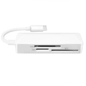 USB C Type C Card Reader SDTF/XD 3 in 1 Memory Card Reader Adapter Hub - Picture 1 of 8