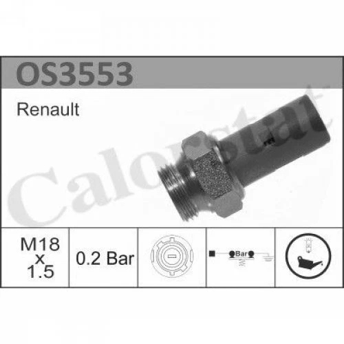 Calorstat By Vernet Oil Pressure Switch OS3553