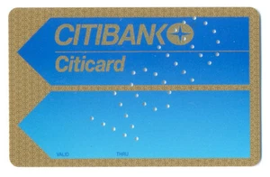 HÚNGARA - CITIBANK CITICARD BUDAPEST - TARJETA DE CRÉDITO - MUESTRA - TDLR 1994 - Imagen 1 de 2