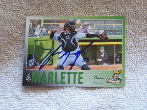 Seattle Mariners Tyler Marlette Signed 2013 Clinton LumberKings Card Auto - Picture 1 of 1